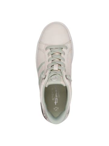 Tamaris WIDE FIT Sneaker in BEIGE/MINT