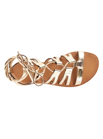 Les Tropéziennes par M Belarbi Hercule-Ledersandalen Gold