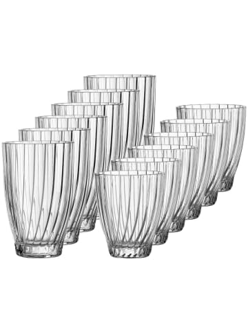Ritzenhoff & Breker 12er Set Trinkgläser-Set Samba in transparent