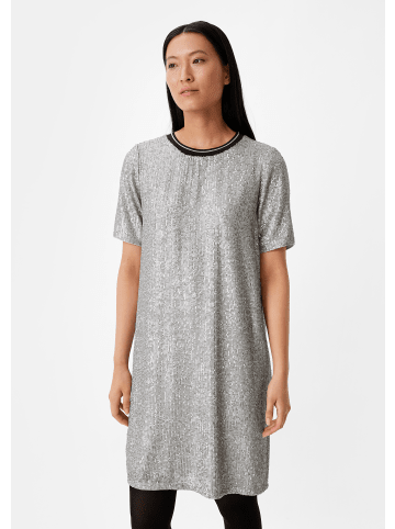 Comma CI Kleid kurz in Silber