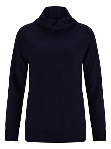 CASH-MERE.CH Rollkragen Pullover in Marine Blau