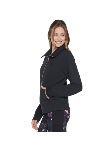 Skechers Skechers Hoodless Hoodie Skechcloud Jacket in Schwarz