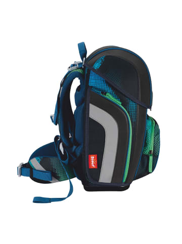 Scout Genius Movie Star Schulranzen-Set 4-teilig Blue Pixel