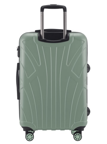 suitline mittelgroßer Hartschalen-Koffer Check-In Reisekoffer Trolley TSA 68L in Mint