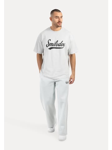 SMILODOX T-Shirt Lorik in Hellgrau