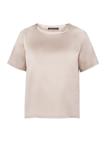 Betty Barclay Schlupfbluse mit Rundhalsausschnitt in Taupe