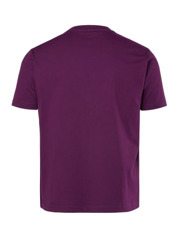 JP1880 Kurzarm T-Shirt in traubenrot