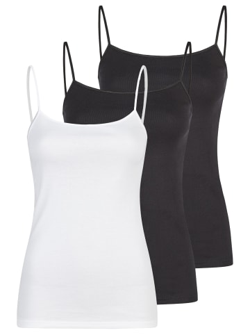 SPEIDEL Unterhemd / Top Natascha in Schwarz / weiß