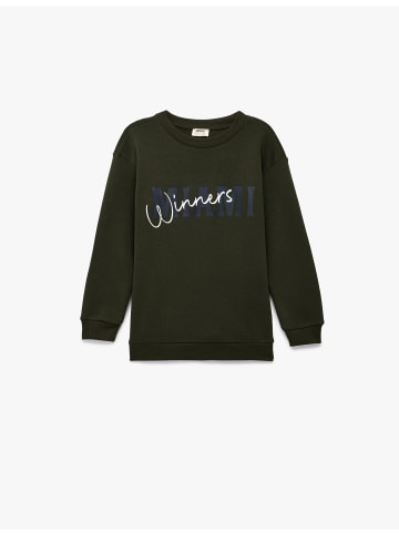 KOTON SWEATSHIRTS in Khaki