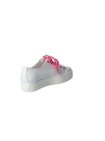 Paul Green Lowtop-Sneaker in white/candy