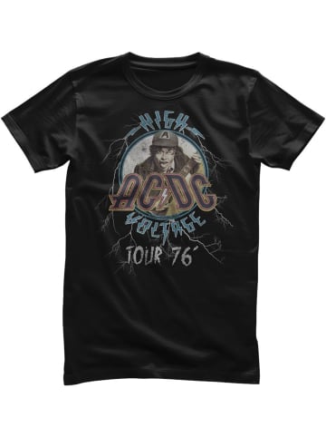 AC/DC T-Shirt "AC/DC High Voltage Tour 76' T-Shirt" in Schwarz