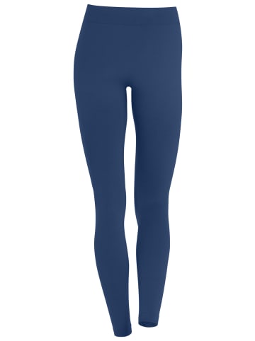 Yenita® THERMO Leggings 2er Pack in marine-blau