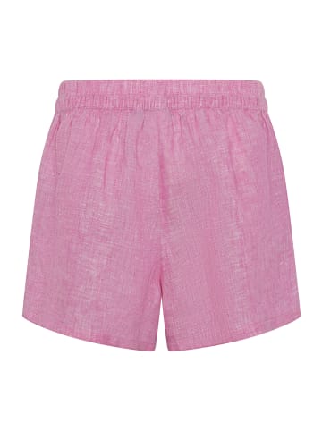 Polo Sylt Shorts mit applizierter Gürtelschleife in Pink
