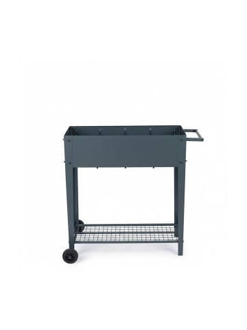 relaxdays Hochbeet in Anthrazit - (B)85 x (H)80 x (T)50 cm