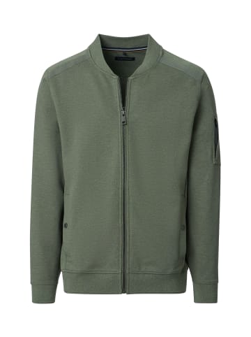 CASAMODA Sweatjacke in Grün