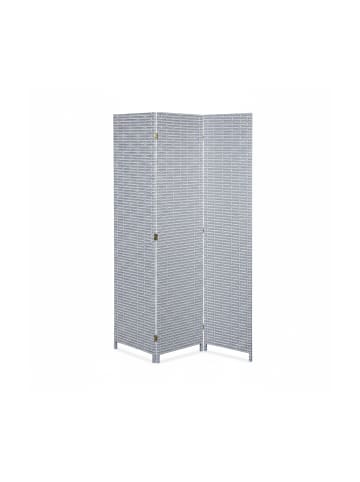 Paravent in Grau/ Weiß - (B)120 x (H)170 cm