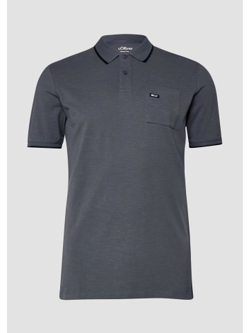 s.Oliver Polo-Shirt in 9573_dunkelgrau