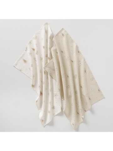 Boltze Küchentücher mit Muster BAKERY, 2er-Set in Mehrfarben, 50 x 0,5 x 70 cm