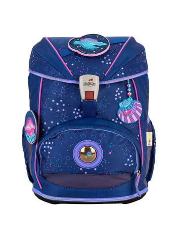 DerDieDas ErgoFlex Light - Schulranzen Set 5tlg. 800g (Peppermint Pony) in Deep Ocean