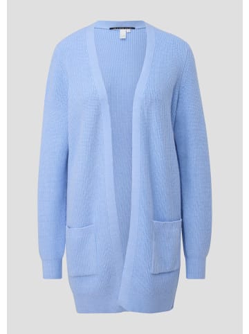 QS Strickjacke in 5327_himmelblau