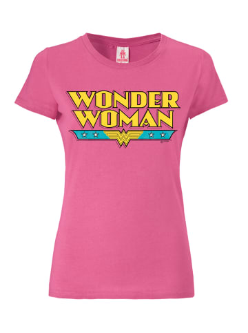 Logoshirt T-Shirt Wonder Woman - Logo in pink