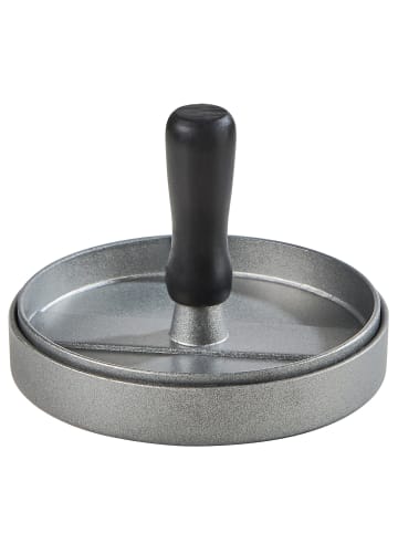 Butlers Butlers Hamburgerpresse PADDY Master in Schwarz / Silber