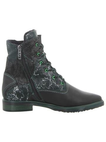 SIMEN Schnürstiefelette in schwarz