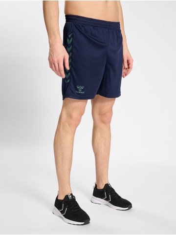 Hummel Kurze Hose Hmlstaltic Herren in MARINE/DUCK GREEN