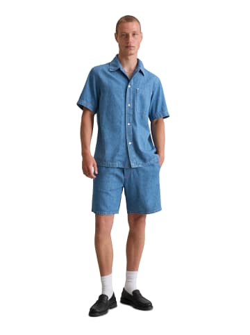 Marc O'Polo DENIM Kurzarm-Jeanshemd regular in Aqua