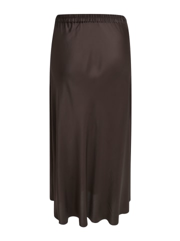 Milano Italy Rock mit elastischem Bund hinten in Mocca