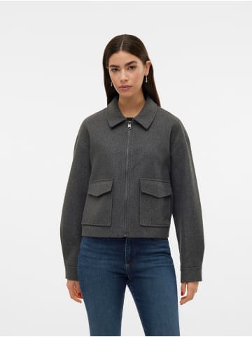 Vero Moda Jacke in Dark Grey Melange