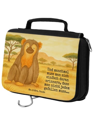 Mr. & Mrs. Panda hygienebeutel Affe Design mit Spruch in Weiß