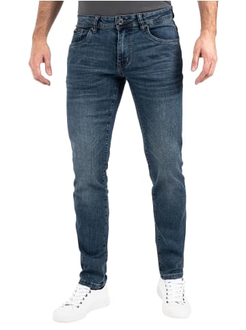 PEAK TIME  Slim-fit-Jeans Mailand in Middle Blue