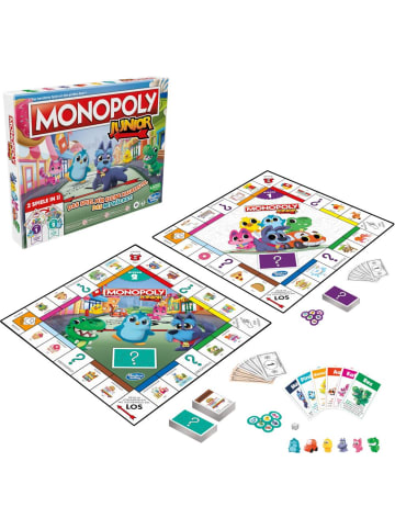 Hasbro Familien Brettspiel Monopoly Junior 2 Games in 1 - ab 4 Jahre