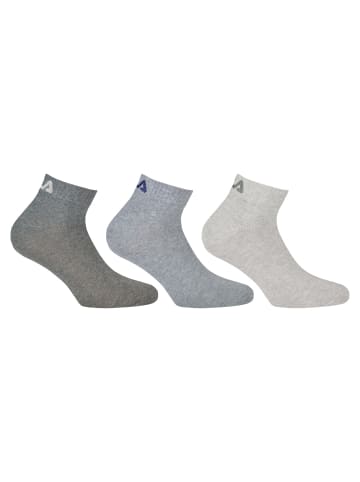 Fila Socken 3er Pack in Grau Mix