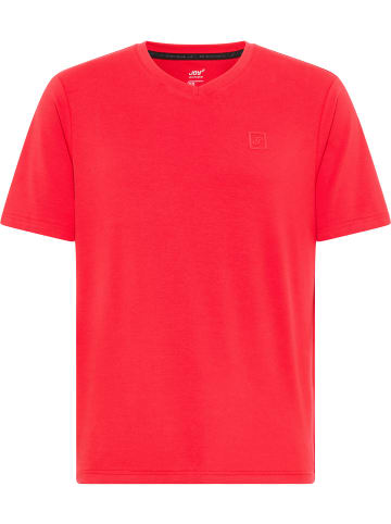 Joy Sportswear V-Neck Shirt MANUEL in fiery red