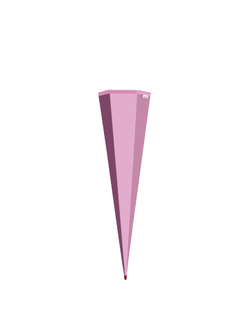 Schultüten-Rohling groß 85 cm in Rosa