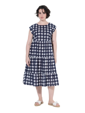 Ulla Popken Midikleid in schneeweiß
