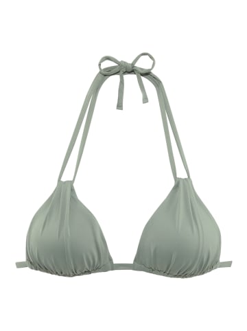 S. Oliver Triangel-Bikini-Top in oliv