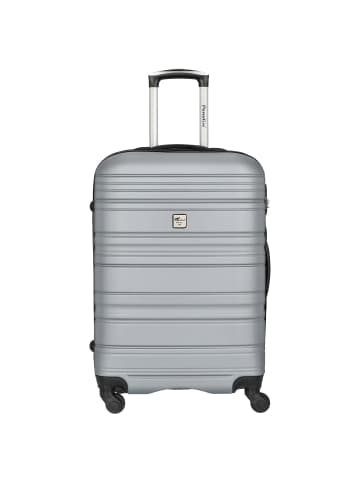 Paradise by CHECK.IN Santiago - 4-Rollen-Trolley 66 cm (silber) in silber