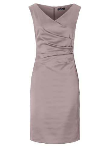 Vera Mont Etuikleid mit Raffung in Grau