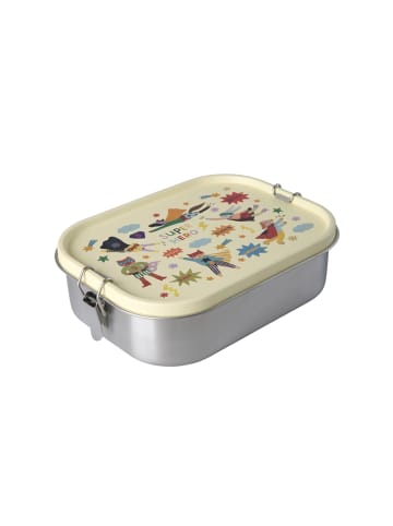 Rice Edelstahl Lunchbox Brotbox Hero in cream