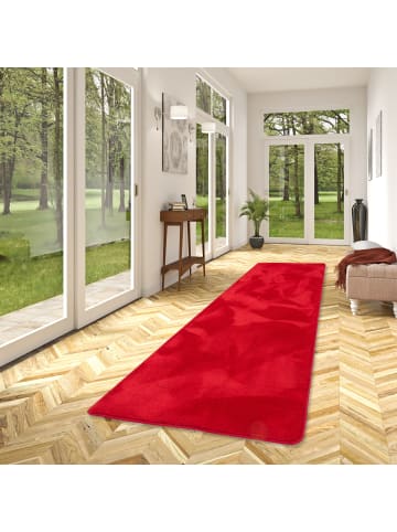 Snapstyle Hochflor-Läufer Deluxe in rot