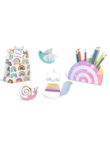 URSUS Papier Bastelset Cute rainbow - ab 5 Jahren