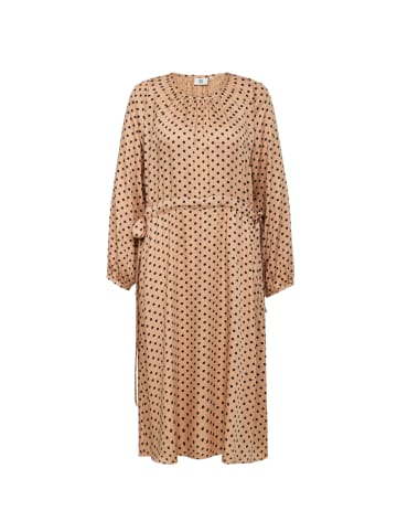 Noa Noa Kleid AliaNN in Print Beige-Grey