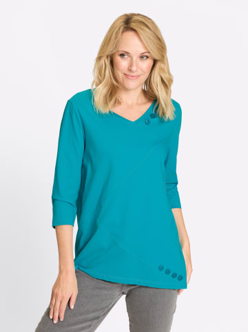 Sieh an! Longshirt in türkis