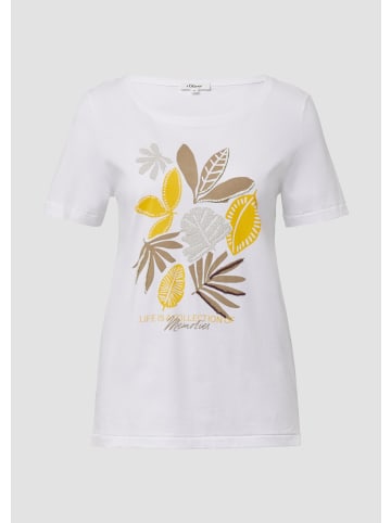 s.Oliver T-Shirt in 01D0_weiß