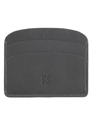 DuDu Boracay Kreditkartenetui Leder 10 cm in anthracite mosaic