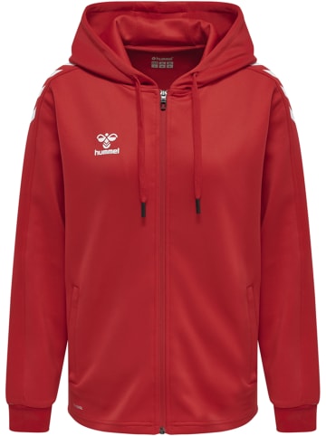 Hummel Hummel Kapuzenpullover Hmlcore Multisport Damen Atmungsaktiv Schnelltrocknend in TRUE RED