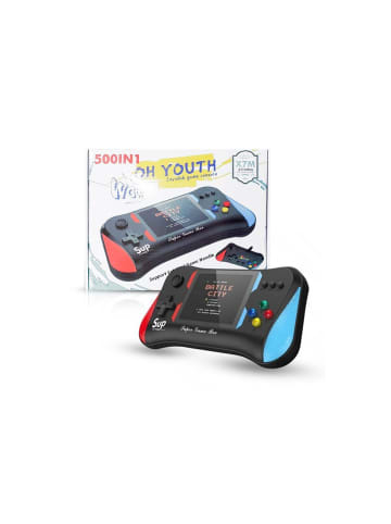 Wisam® Tragbare Retro Konsole 500 Spiele Mini TV